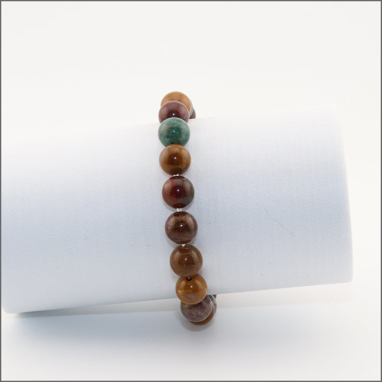 Bracelet en Jaspe Océanique