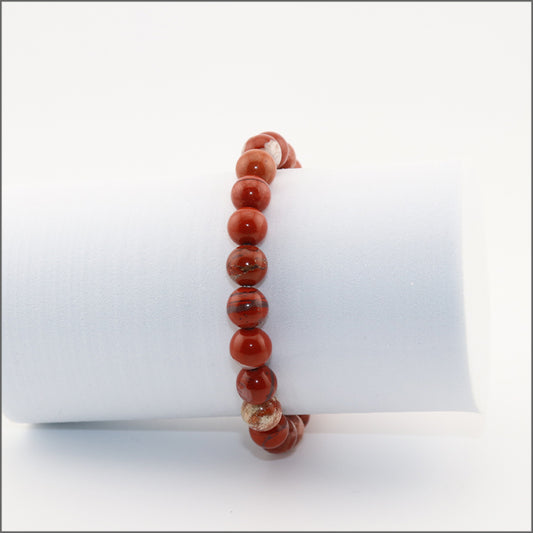 Bracelets en Jaspe Rouge