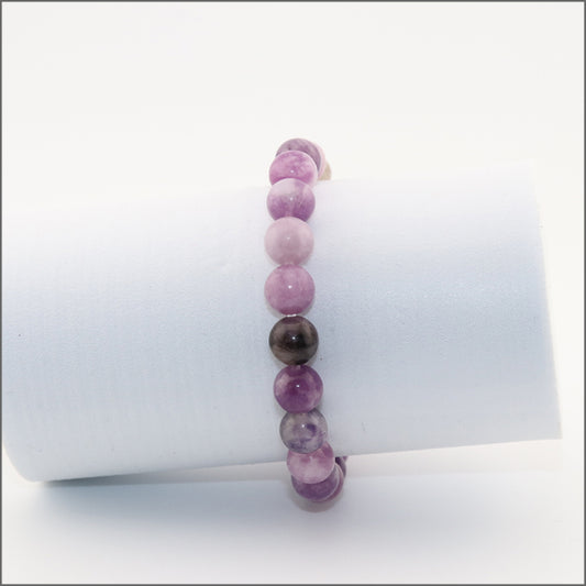 Bracelet en Lépidolite