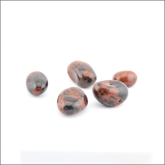 Tumbles en Obsidienne Rouge